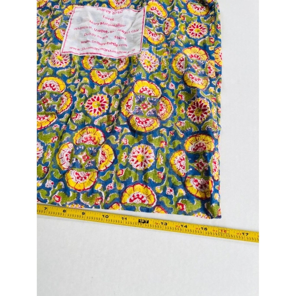 Snappy Turtle Mary Marshmallow Light Fabric Shopping Bag Medium View 5